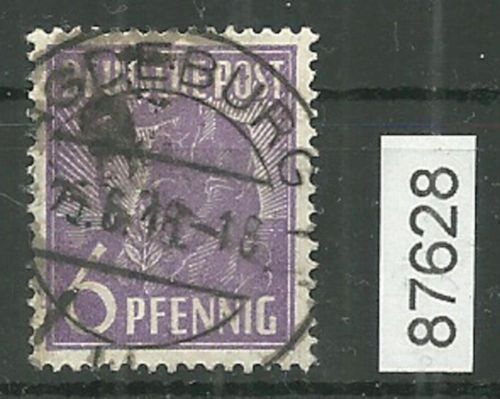 Bezirk 20 nr. 101h Magdeburg 5 ʘ 6 Pf., geprüft BPP