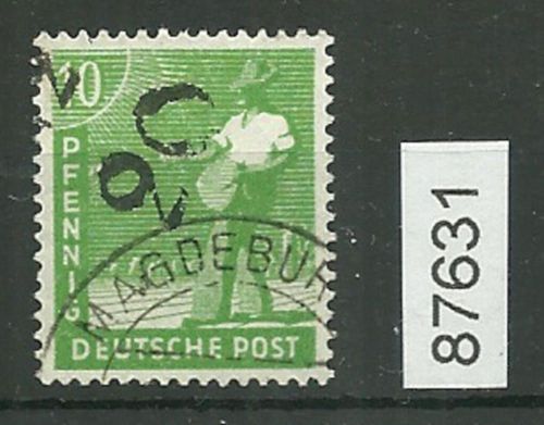 Bezirk 20 nr. 101g Magdeburg 2 ʘ 10 Pf., geprüft BPP