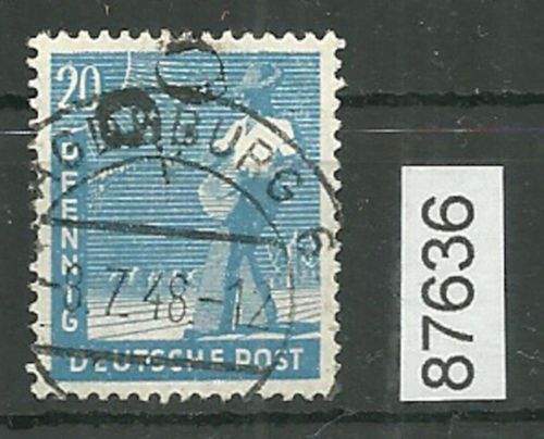 Bezirk 20 nr. 101c Magdeburg 1 ʘ 20 Pf., geprüft BPP