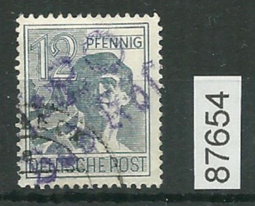 Bezirk 20 nr. 092 Bad Kösen ʘ 12 Pf., violett, Gruppe 5, geprüft BPP