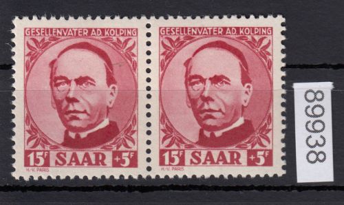 Saarland 1950 Mi. Nr. 289 **  4er  Block    68,00