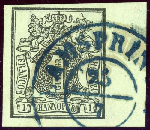 Hannover 2a Rz7 Gestempelt 1 Ggr. schw./graugr