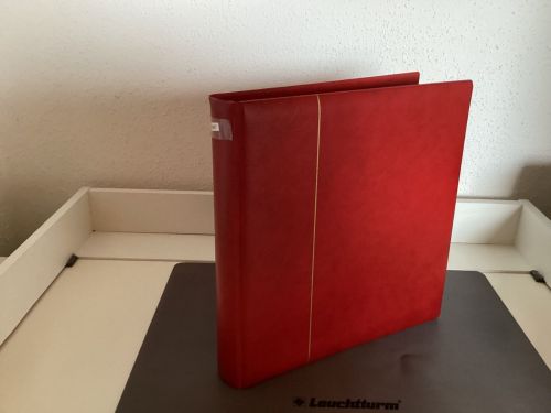 KABE Ringbinder RB  2000  leer  wattiert  rot  gebraucht