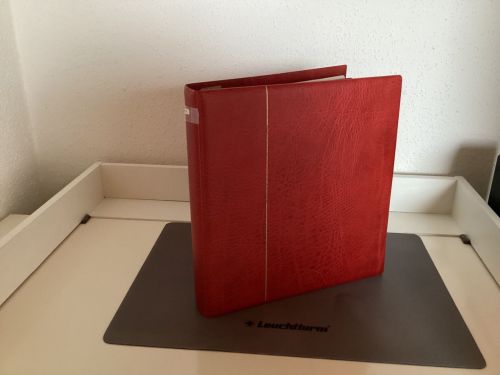 KABE Ringbinder RB  2000  leer  wattiert  rot  gebraucht
