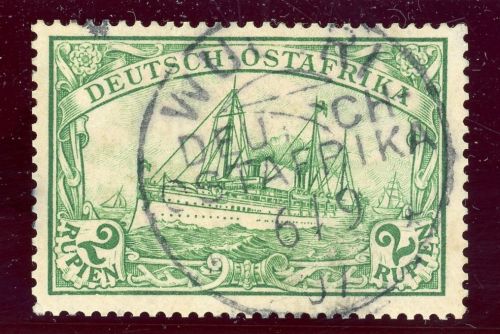 Doa Stempel 20 Gestempelt WUGIRI 6/9 07, zentr. a. 2 Rupien