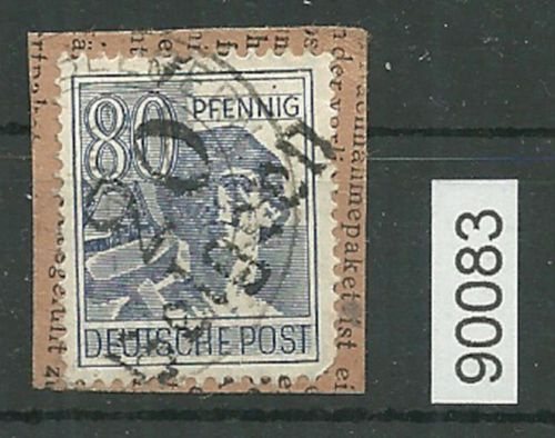 Bezirk 20 nr. 014 Belgern ʘ 80 Pf., Gruppe 5, Mängel, geprüft BPP
