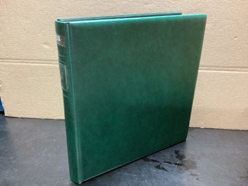 Lindner Ringbinder (18 Ringe) 1 mal gebraucht leer grün