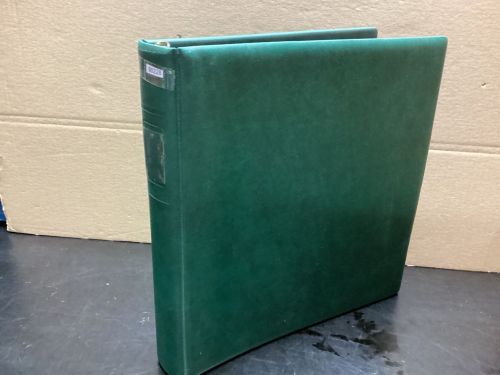 Lindner Ringbinder (18 Ringe) 1 mal gebraucht leer grün