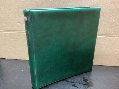 Lindner Ringbinder (18 Ringe) 1 mal gebraucht leer grün