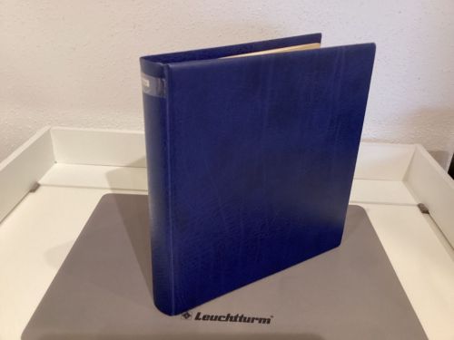 KABE Ringbinder  wattiert leer blau gebraucht
