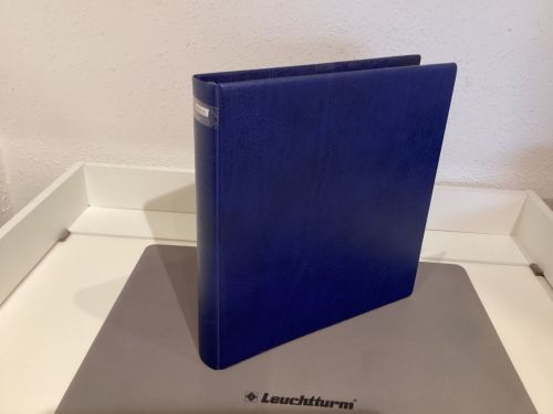 KABE Ringbinder  wattiert leer blau gebraucht