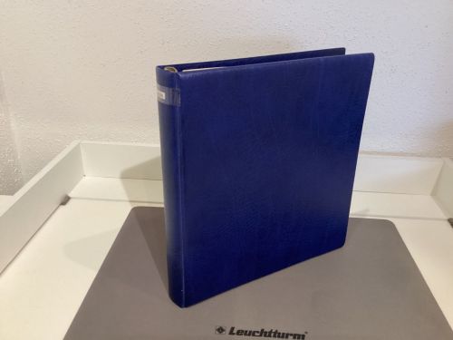 KABE Ringbinder  wattiert leer blau gebraucht