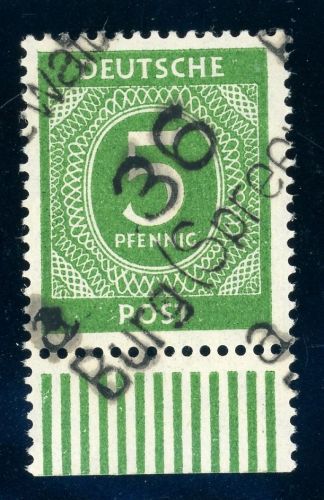 Sbz - Bezirk 36 (Opd Potsdam) IbVII Postfrisch 36 Burg (Spreewald)