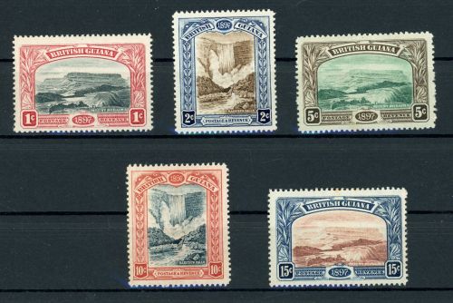 Guyana 98-102 Ungebraucht mit Falz 60 Jahre Regierungs Victoria kpl.