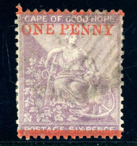 Kap Der Guten Hoffnung 14 Gestempelt One Penny rot a. 6 P.