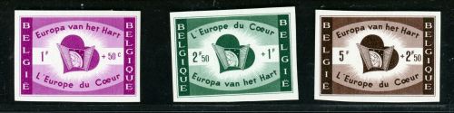 Belgien 1143-1145U Ungebraucht ohne Gummi Fl