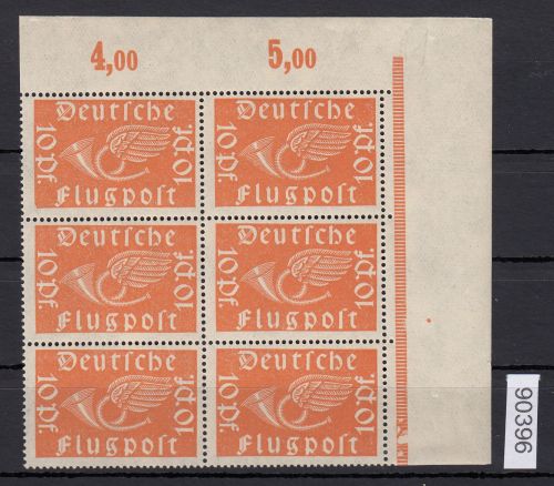 DR 1919, Mich.-Nr.: 111   **   Eckrand  4er.-Block