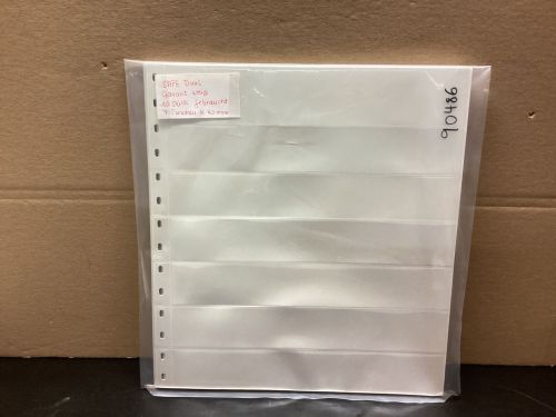 SAFE GARANT (727)  Einsteckblätter 10 Stück  weiß  7 Taschen gebraucht