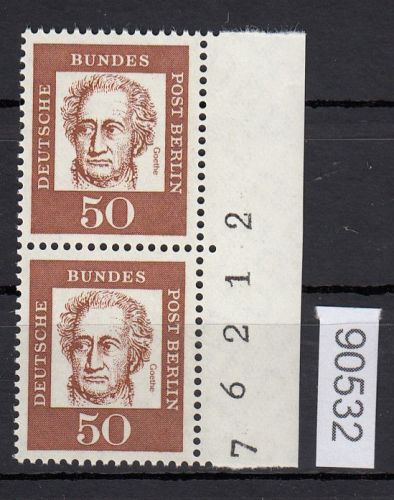 Berlin 1961, Mich.-Nr.: 208  ** Bogennummer