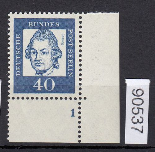 Berlin 1961, Mich.-Nr.: 207  ** Eckrand  FN 1