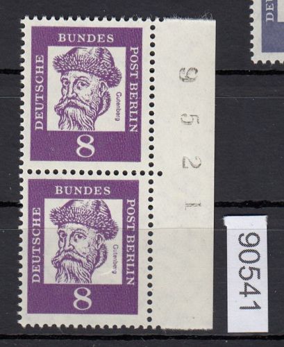 Berlin 1961, Mich.-Nr.: 201  ** Bogennummer