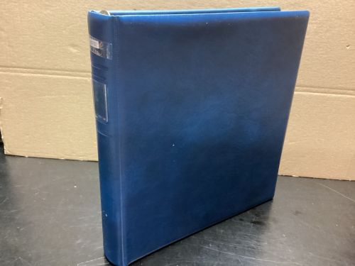Lindner Ringbinder (18 Ringe) 1 mal gebraucht leer blau