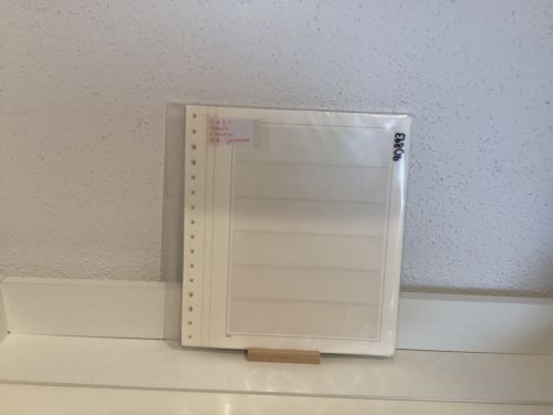 KABE  Blancoblätter  Leinengelenk 10 Stück 6 Taschen gebraucht