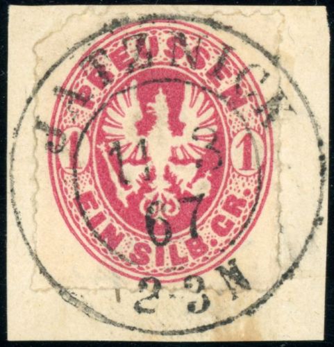 Preussen Ortsstempel 16 Briefstück JATZNICK 11 3 67