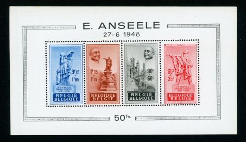 Belgien Bl.20 Postfrisch Anseele Block, tadellos postfr.
