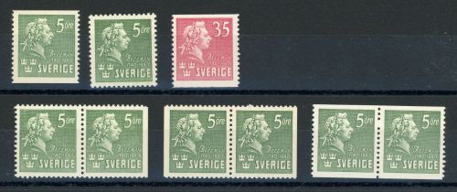 Schweden 277-278 Postfrisch Bellmann mit Paaren B/D und D/D