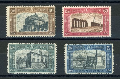 Italien 249-252 Gestempelt Nationalmiliz kpl., tadellos gestempelt