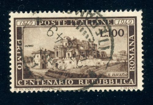 Italien 773 Gestempelt 100 Lire 100. Jahrestag, tadellos zentr. gest.