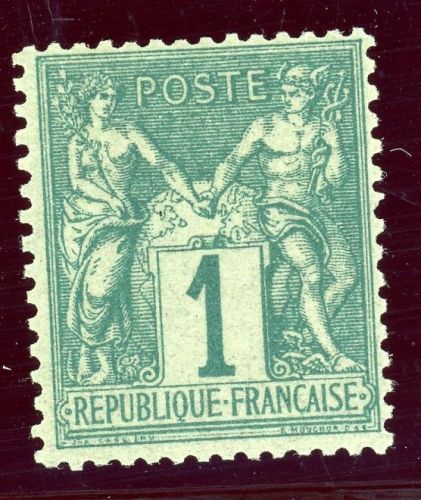 Frankreich 56I Ungebraucht mit Falz 1 C. gr