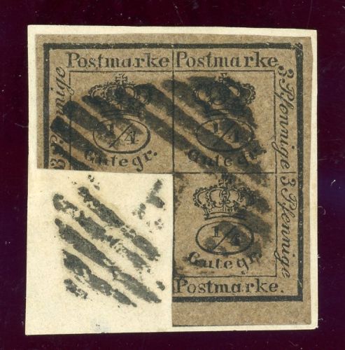 Braunschweig 9a(3/4) Briefstück 3/4 Ggr. breitrd. auf Luxusbfst. mit idealem...