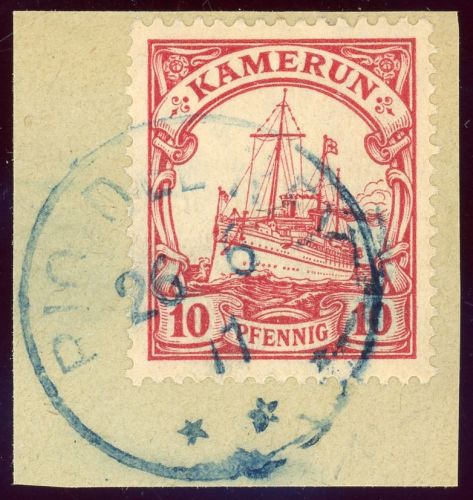 Kamerun Stempel 22 Briefstück RIO DEL REY 26 6 11