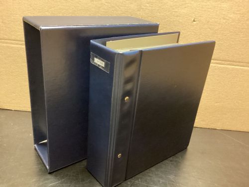 SAFE Album Blau Compact -leer  4- Ringe Mechanik  FDC ETB