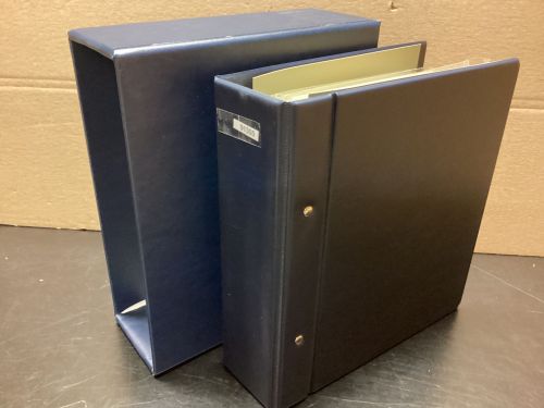 SAFE Album Blau Compact -leer  4- Ringe Mechanik  FDC ETB
