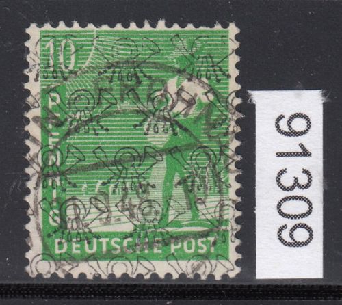 Bizone 1948  Mi. Nr. 39 II c (Netz) gestempelt   geprüft