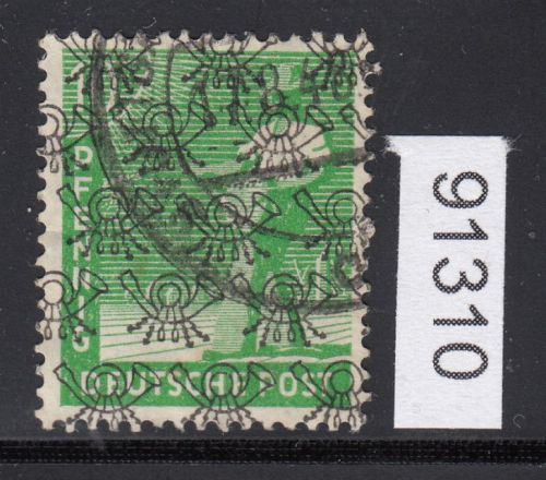 Bizone 1948  Mi. Nr. 39 II d (Netz) gestempelt   geprüft