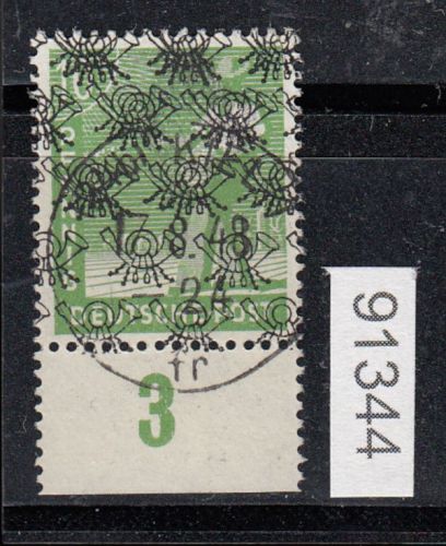 Bizone 1948  Mi. Nr. 39 II DD (Netz) gest.  Kpl. Satz  geprüft Befund  Doppelter  Aufdruck