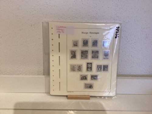 Leuchtturm  Norwegen 1990-99 Vordrucke mit Klemmtaschen gebraucht