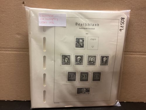 Leuchtturm Bund 1949-76 Vordrucke alte Beschriftung gebraucht