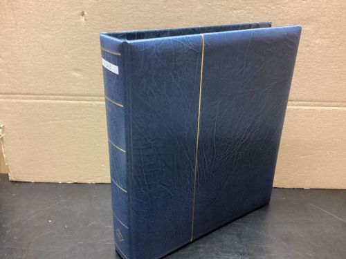 Leuchtturm Schraubbinder  wattiert blau leer
