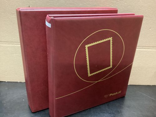 Lindner Ringbinder + Kassette  gebraucht leer rot