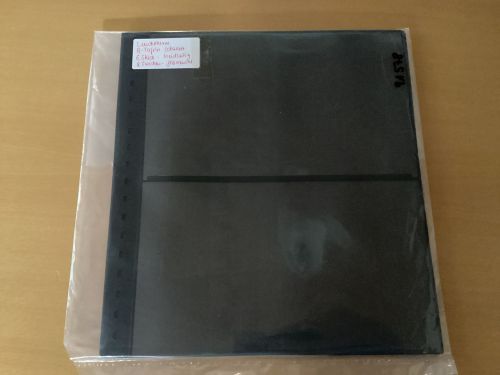 Leuchtturm  R- Tafeln schwarz 2 Taschen 6 Stück 13-Lochung gebraucht