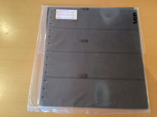 Leuchtturm  R-  Tafeln klar 4 Taschen  4 Stück 13-Lochung gebraucht