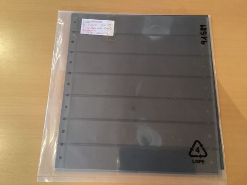 Leuchtturm  R-  Tafeln klar 7 Taschen  5 Stück  13-Lochung  neuwertig