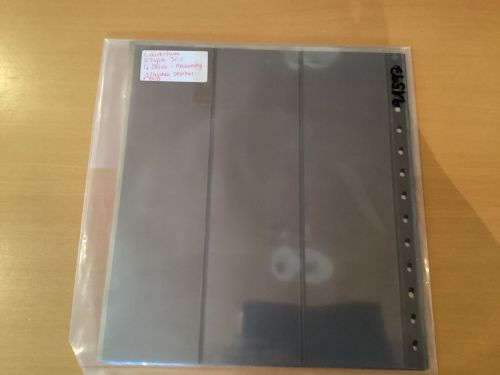 Leuchtturm  R-  Tafeln klar 3 Taschen vertikal  4 Stück  13-Lochung  neuwertig