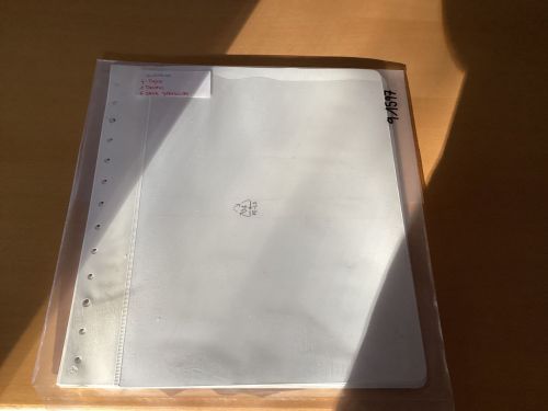 Leuchtturm  G- Tafeln weiß 1 Tasche  6 Stück 13-Lochung gebraucht
