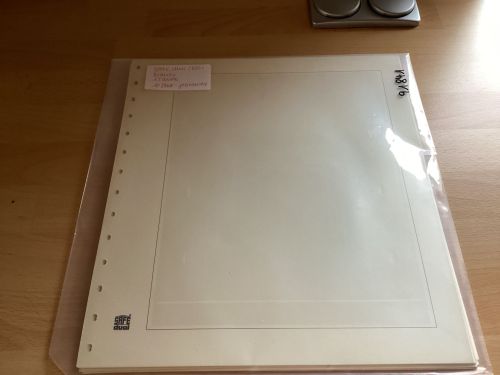 SAFE  Einsteckblätter 10 Stück weiß  1 Tasche  gebraucht